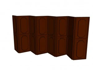 wood screen 3D Model