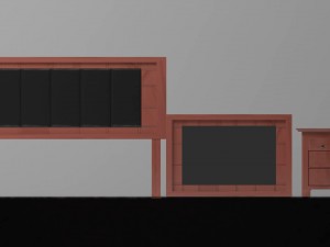 bedroom furniture Modèle 3D
