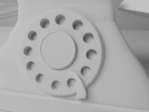 vintage phone 3D Model
