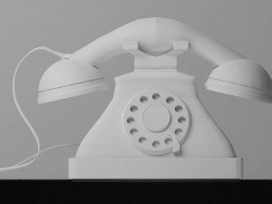 vintage phone Modelo 3D