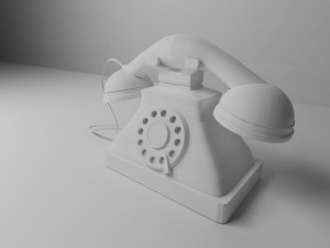 vintage phone Modelo 3D