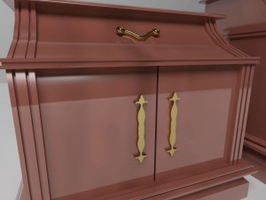 elegant drawers Model 3D