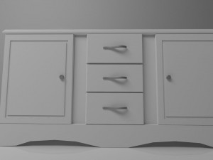drawer 3D 모델