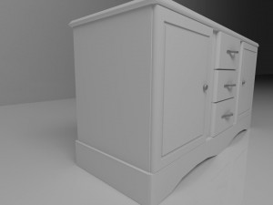 drawer 3D 모델