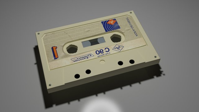 mix tape Model 3D .c4d .max .obj .3ds .fbx .stl .blend 