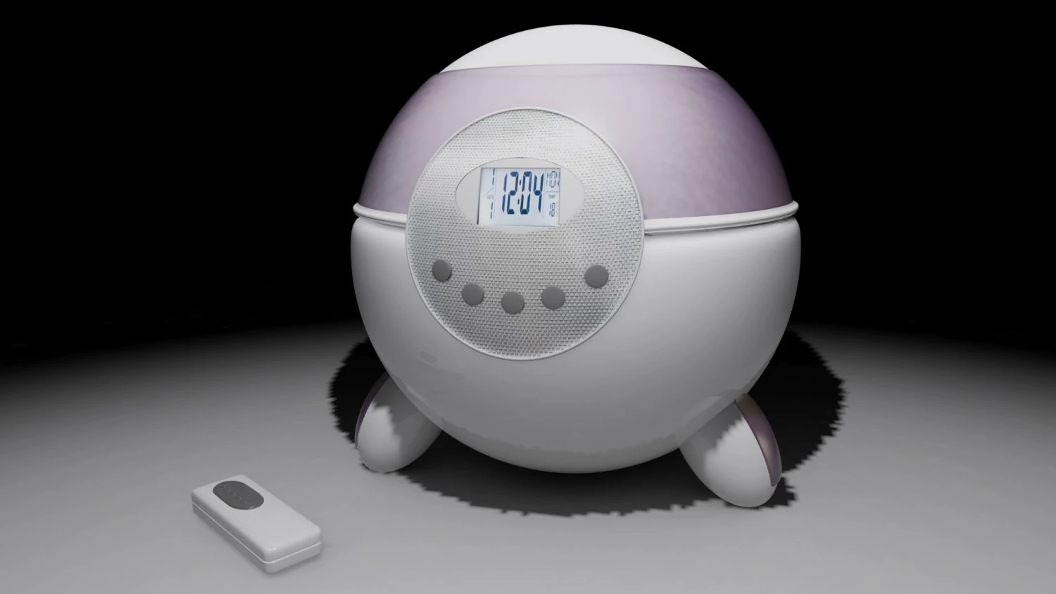 alarm clock 3D Model .c4d .max .obj .3ds .fbx .stl .blend 