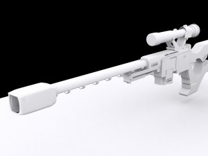sniper rifle Modelo 3D