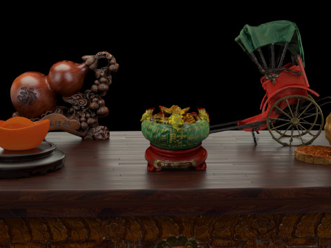 Chinese gourd 3D Model