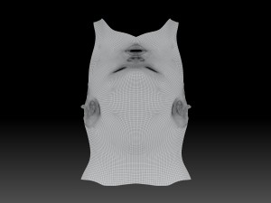 funny girl head 3D Model