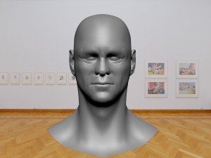 jim hight poly head 3D-Modell
