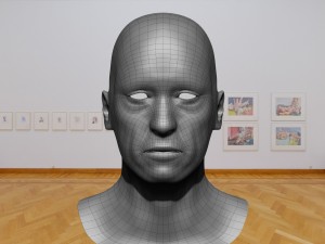 base mesh old head 3D मॉडल