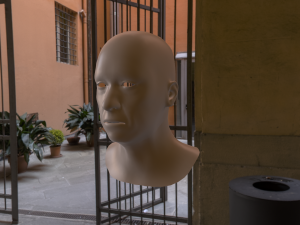 base mesh old head 3D मॉडल