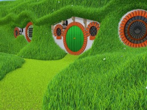hobbit hole Modèle 3D