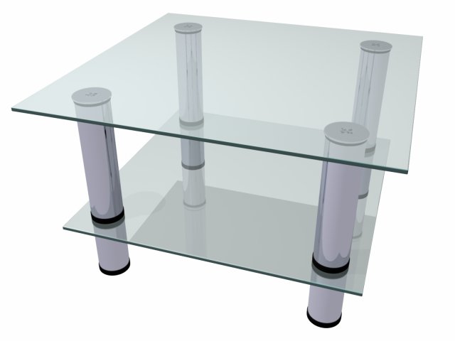 table glass 3D Model .c4d .max .obj .3ds .fbx .stl .blend 