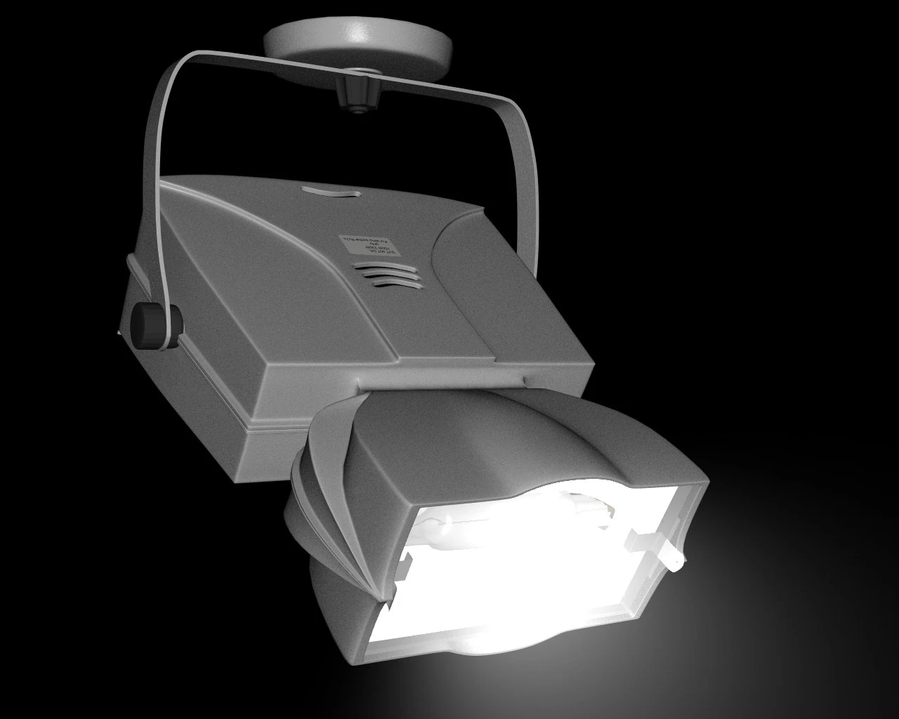 spotlight euro 600 3D Model .c4d .max .obj .3ds .fbx .stl .blend 