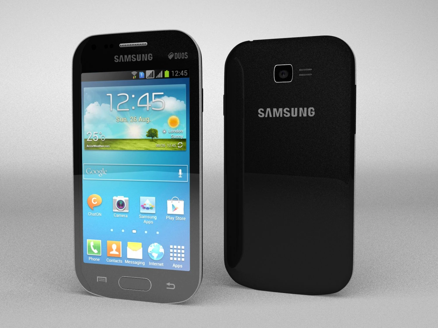 samsung-galaxy-s-duos-2 3D Model .c4d .max .obj .3ds .fbx .stl .blend 