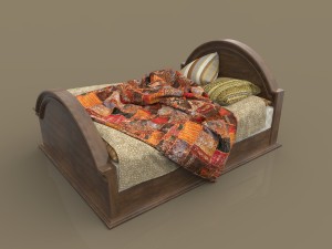 bed Modèle 3D