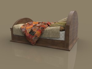 bed Modèle 3D