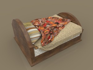 bed Modèle 3D