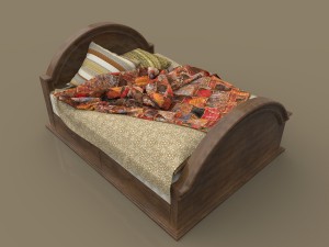 bed Modèle 3D