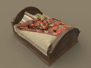 bed 3D Model