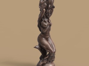 mermaid Modello 3D