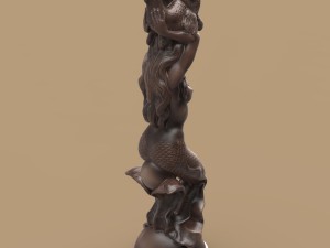 mermaid 3Dモデル