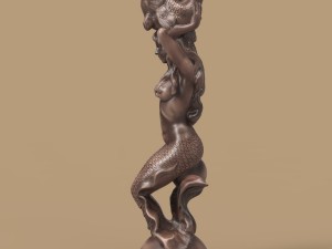 mermaid 3Dモデル