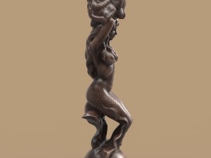 mermaid 3Dモデル