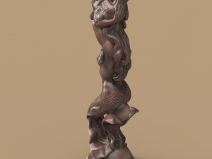 mermaid 3Dモデル