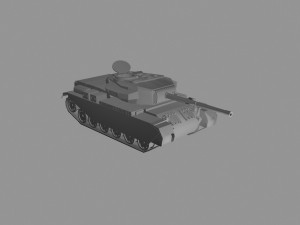 tanques de guerra 3D Model