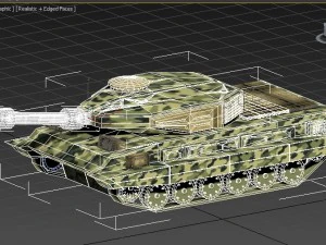 tanques de guerra 3D Model