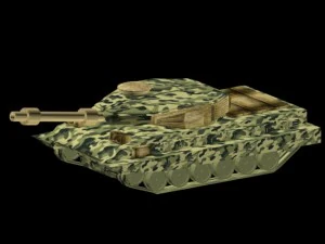 tanques de guerra 3D Model