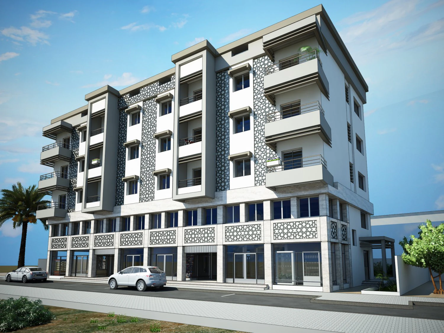 office building 3D Model .c4d .max .obj .3ds .fbx .stl .blend 