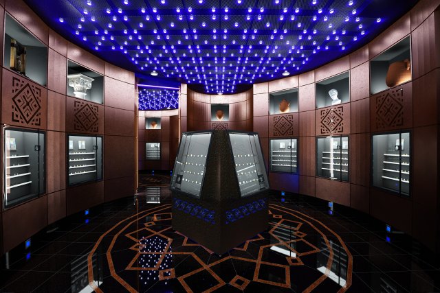 money museum 3D 模型 .c4d .max .obj .3ds .fbx .stl .blend