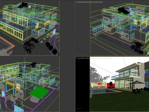 modern house 3D Model