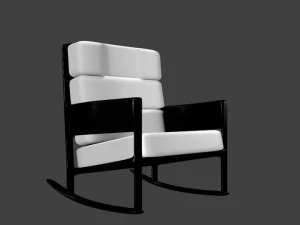 modern rocking chair 3D Model