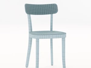 vitra basel chair set 3D Model