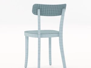 vitra basel chair set 3D Model
