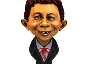 Альфред Э Нойман 3D Принт Модель