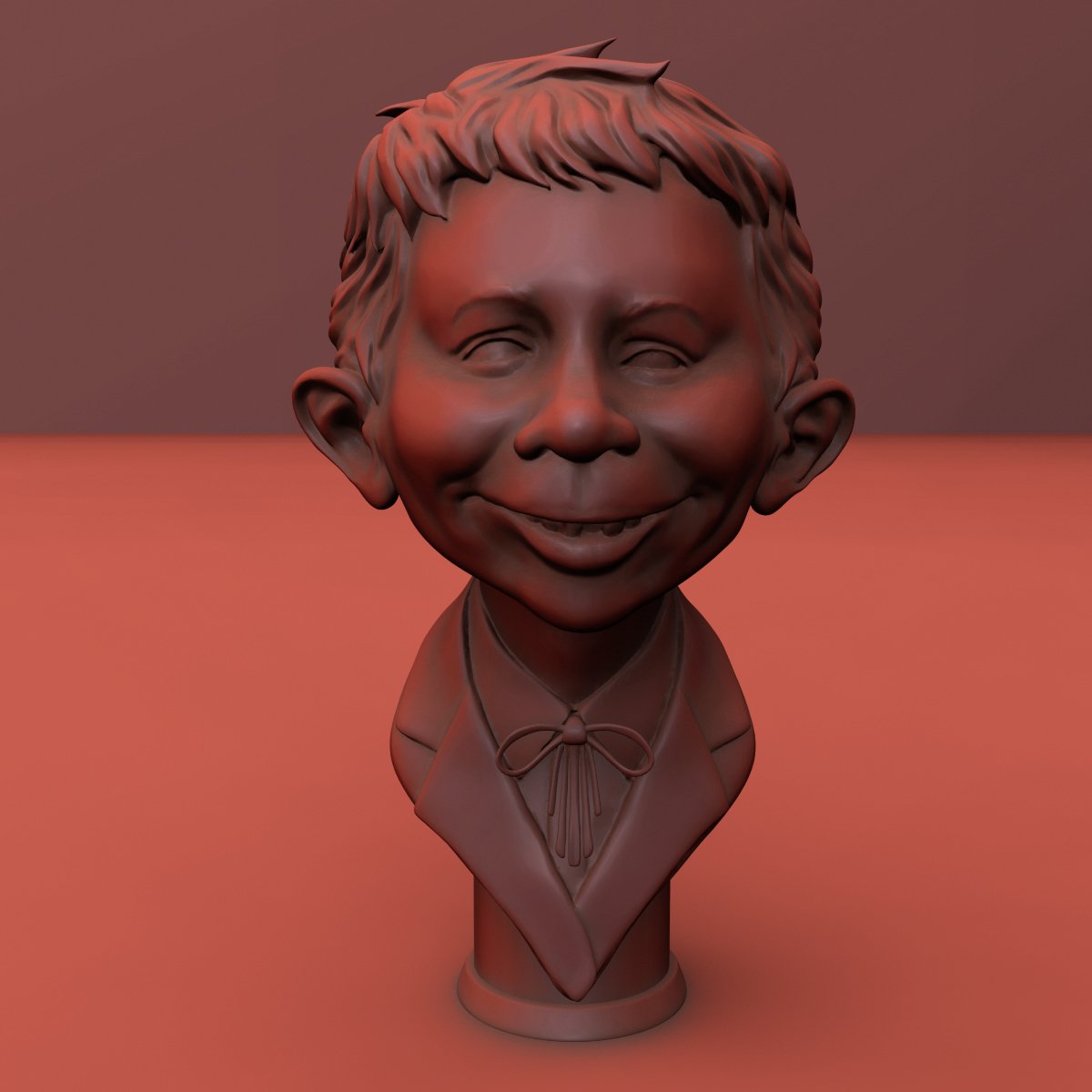 Alfred e neuman 3D Model in Man 3DExport