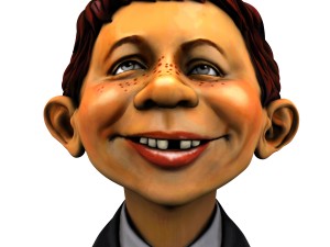 alfred e neuman 3D 프린트 모델