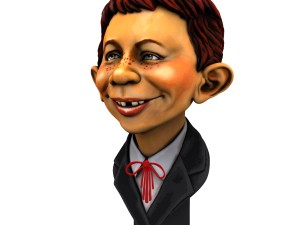 alfred e neuman 3D 프린트 모델