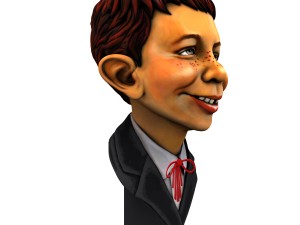 alfred e neuman 3D 프린트 모델