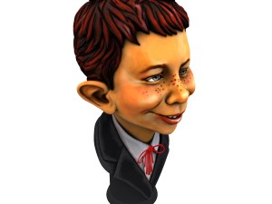 alfred e neuman 3D 프린트 모델
