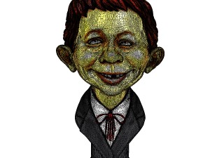 alfred e neuman 3D 프린트 모델