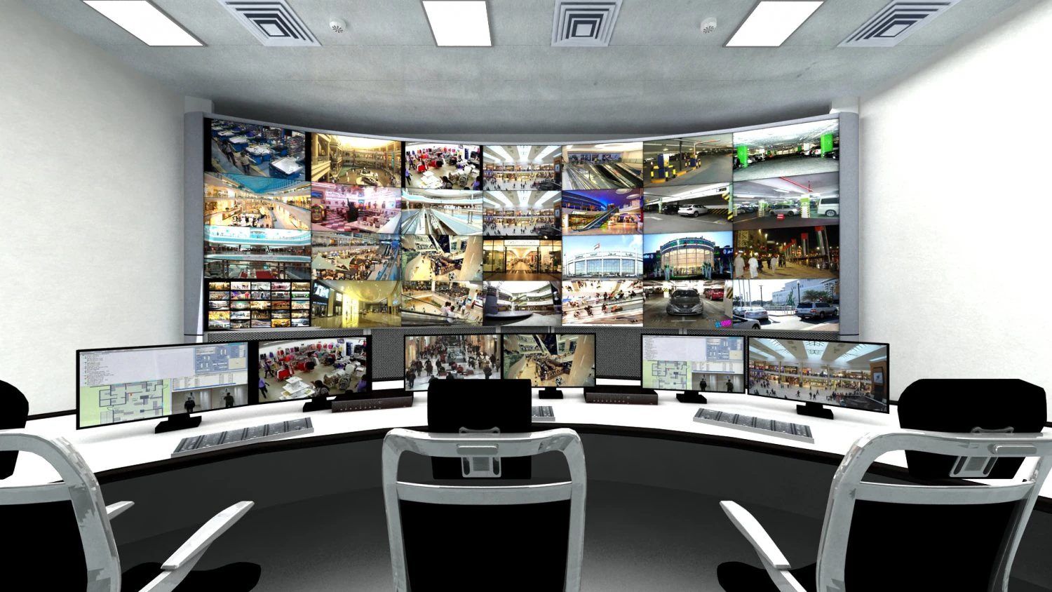 sala di controllo 3d Modello 3D .c4d .max .obj .3ds .fbx .stl .blend 