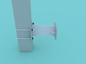3d led support 3D Model