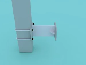 3D-LED-Unterst&uuml;tzung 3D Modell