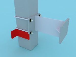 3d led support 3D Model